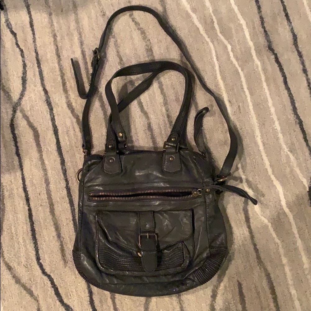 “ALLSAINTS” spitalfields leather purse